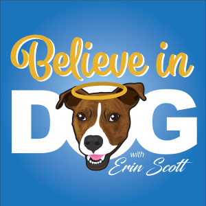 Logo for Podcast "Believe in Dog with Erin Scott"