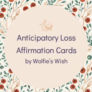 Anticipatory Loss (Flowers Design) Digital Affirmation Card Deck